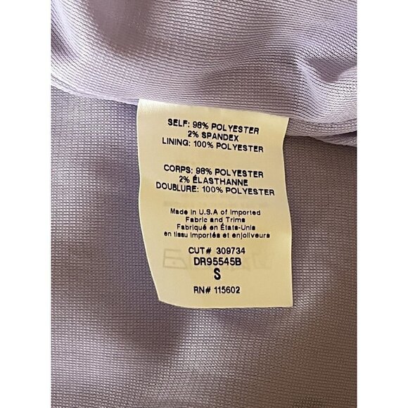 Lush Womens Polka Dot Crepe Asymmetrical Ruffle Trim Halter Wrap Dress Size S - Picture 11 of 12